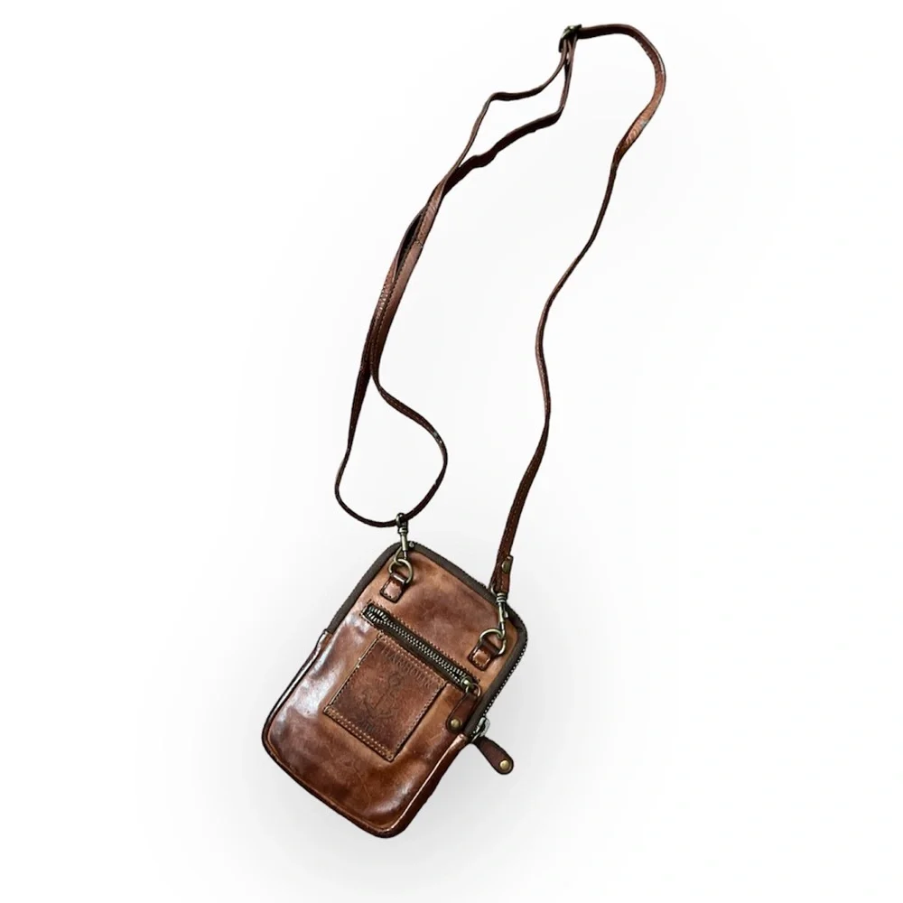 Harbour 2nd Benita Leather Crossbody Wallet Cell Phone Bag​ - Picture 2 of 9